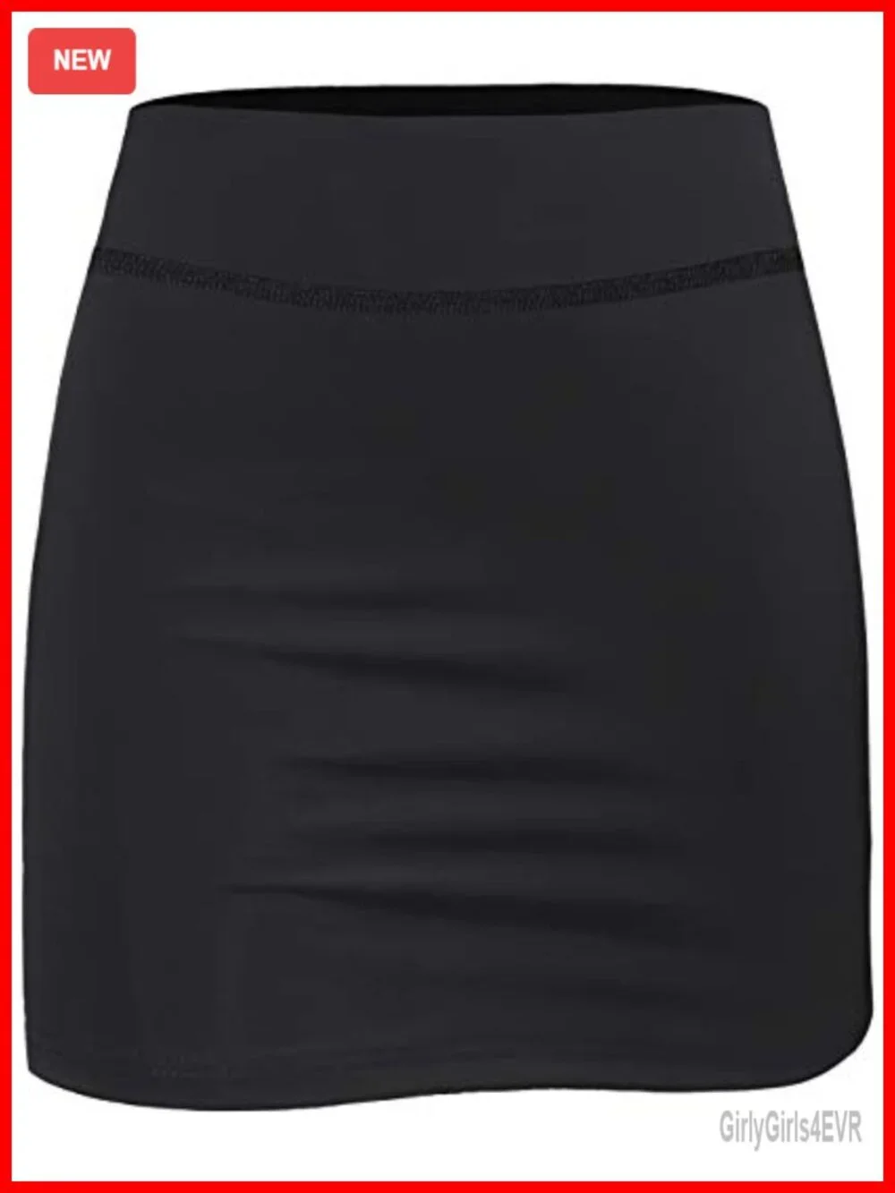 Women's Athletic Skorts with Built-in Shorts, Side Pocket, High Waist, Workout
